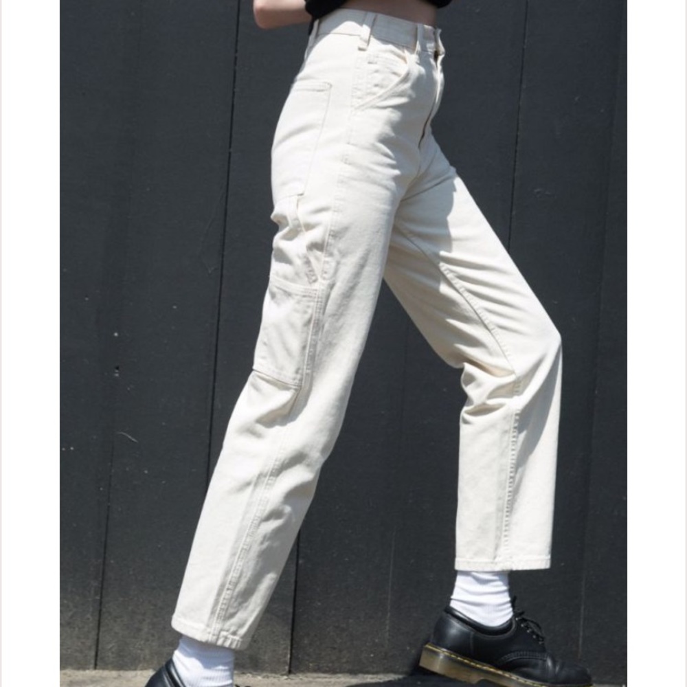 Brandy Melville ariana painter jeans in off white